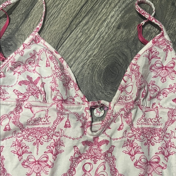 Y2K Pink VS Patterned Women's Sleepwear - Picture 2 of 3